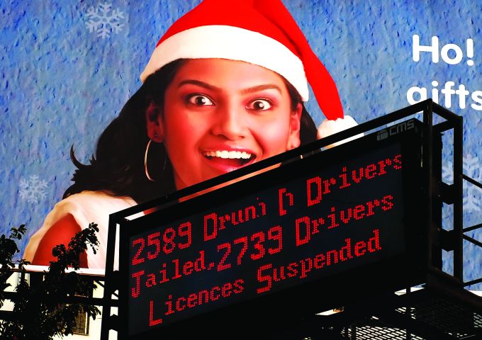 Lowest numbers of drunk driving punishments this year