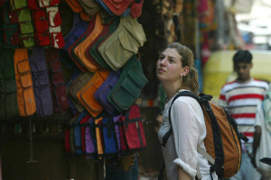 foreigners travelling in india