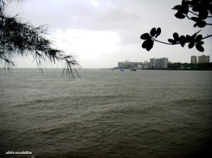View of the Arabian Sea from BPT Garden