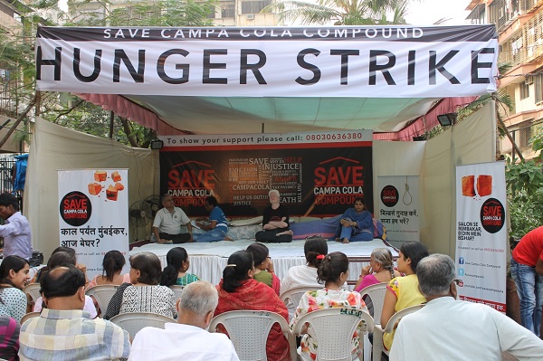 Four Campa Cola residents go on hunger strike