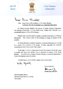 CM's Letter to PM