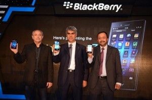 Sunil Lalvani, MD, BlackBerry India, Michael Adnani, VP-Retail & Head of...