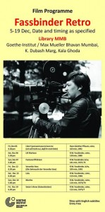 Fassbinder film festival